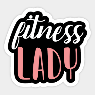 fitness lady - fitness girl Sticker